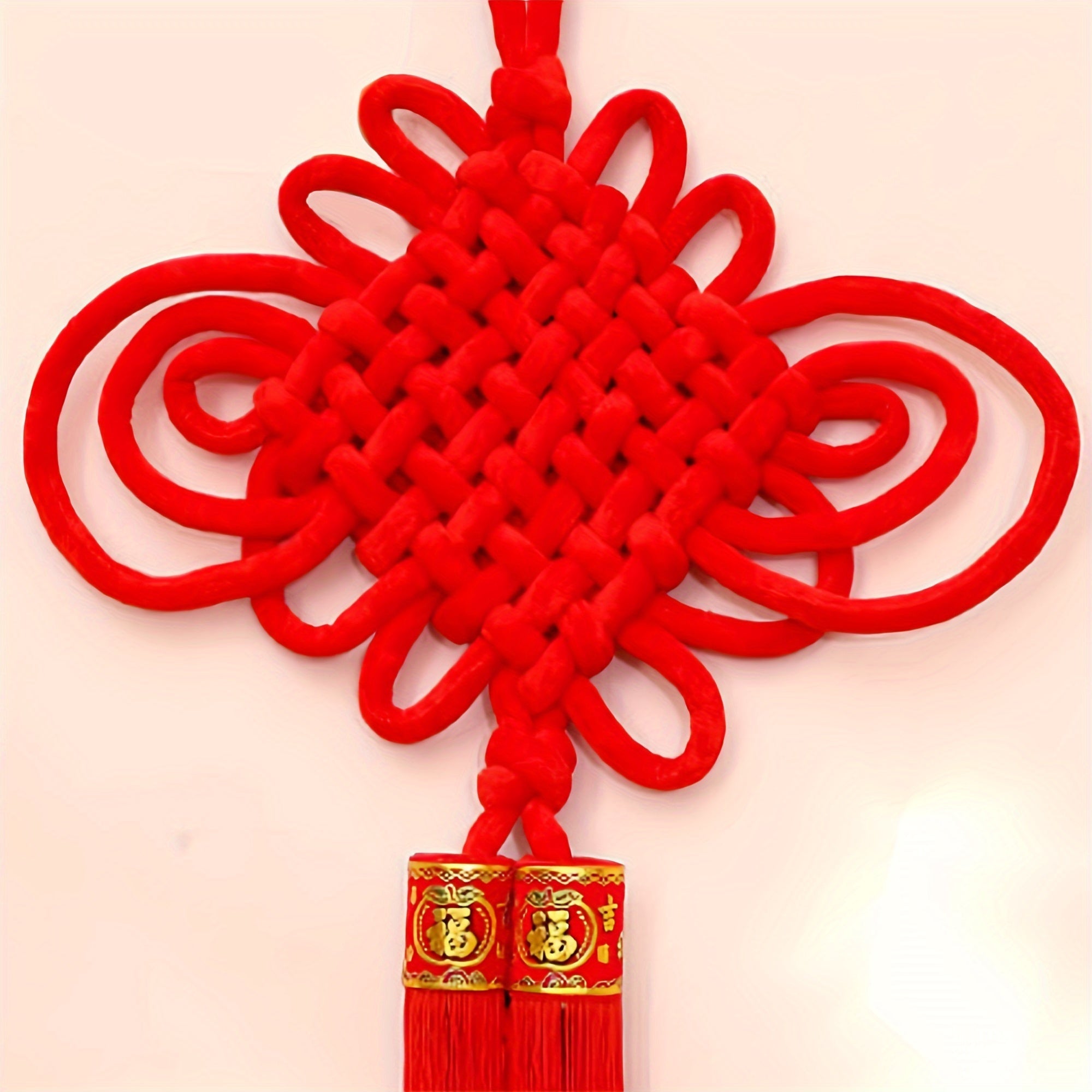 Hand Knitted Chinese Knot Pendant - High End Living Room Entryway Decoration