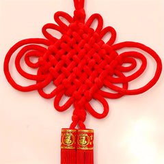 Hand Knitted Chinese Knot Pendant - High End Living Room Entryway Decoration