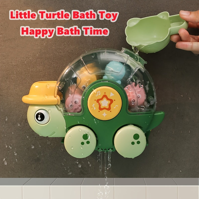 Little Tortoise Swivel Bath Toys Flower Sprinkle Baby Cartoon Water Play Toys