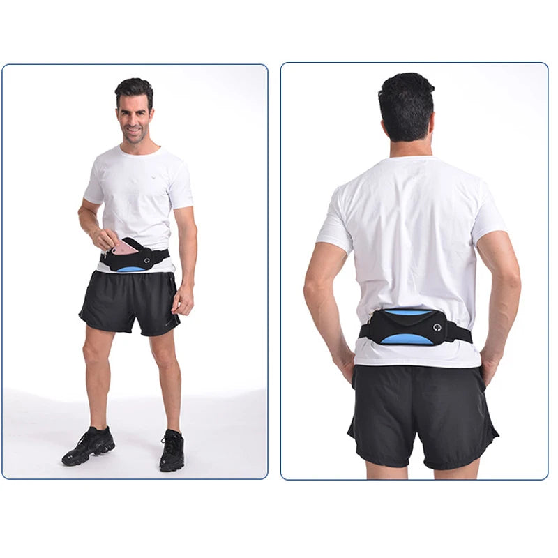 7inch Sport Runnning Waist Bag,Waterproof Outdoor Sport Jogging Belt Hip Bag