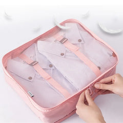 7pcs Luggage Organizer Bag Waterproof Travel Accessories Packing Cubes Organiser