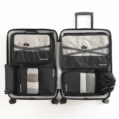 7pcs Travel Bags Waterproof Packing Cube Clothes Shoes Organizer