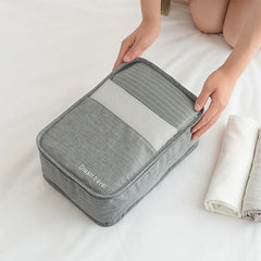 7pcs Travel Bags Waterproof Packing Cube Clothes Shoes Organizer