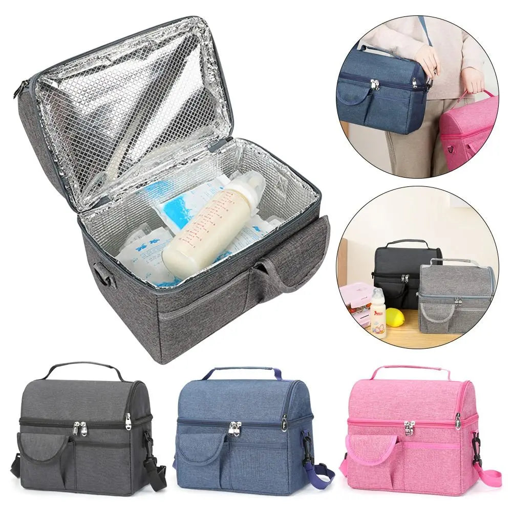 8.4L Waterproof Kids Storage Bag Insulated Thermal Lunch Box Cooler