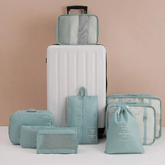 8/7Pcs/Set Travel Packing Cube Storage Bags Waterproof Clothes Kit
