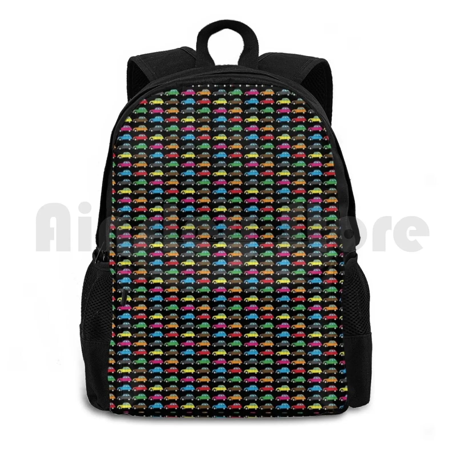 Citroen 2Cv Outdoor Hiking Backpack Vintage Cars