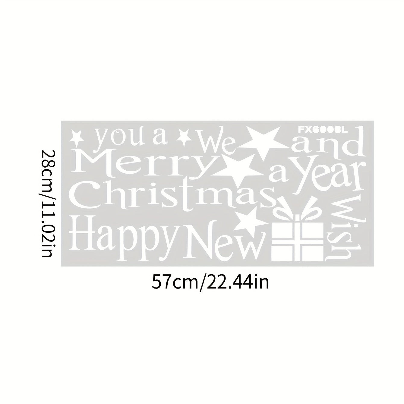 Christmas Wish Tree Wall Sticker - Waterproof Vinyl Decor
