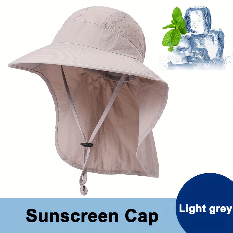 Summer UV Protection Bucket Hat Wide Brim S