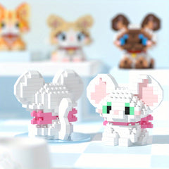 Cat Series Building Blocks Tabletop Decorative Puzzle Set