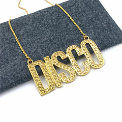 Men's Rop DISCO Alphabet Necklace