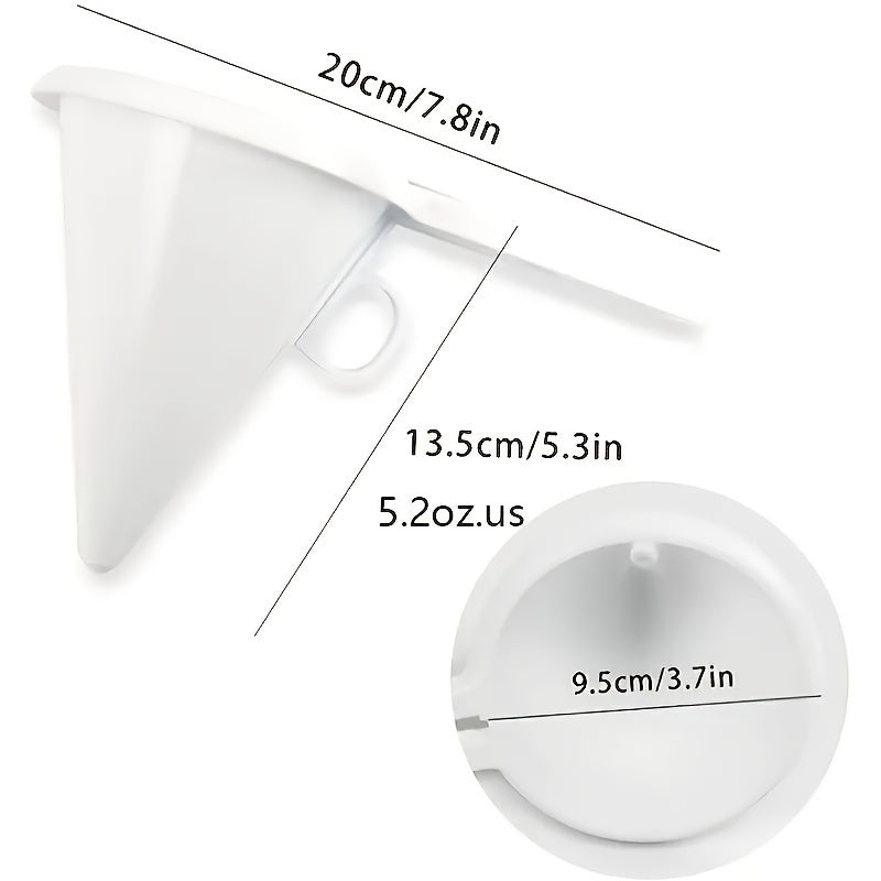 Cream Funnel Measuring Cup Cake Chocolate Separator Hand held Batter Funnel