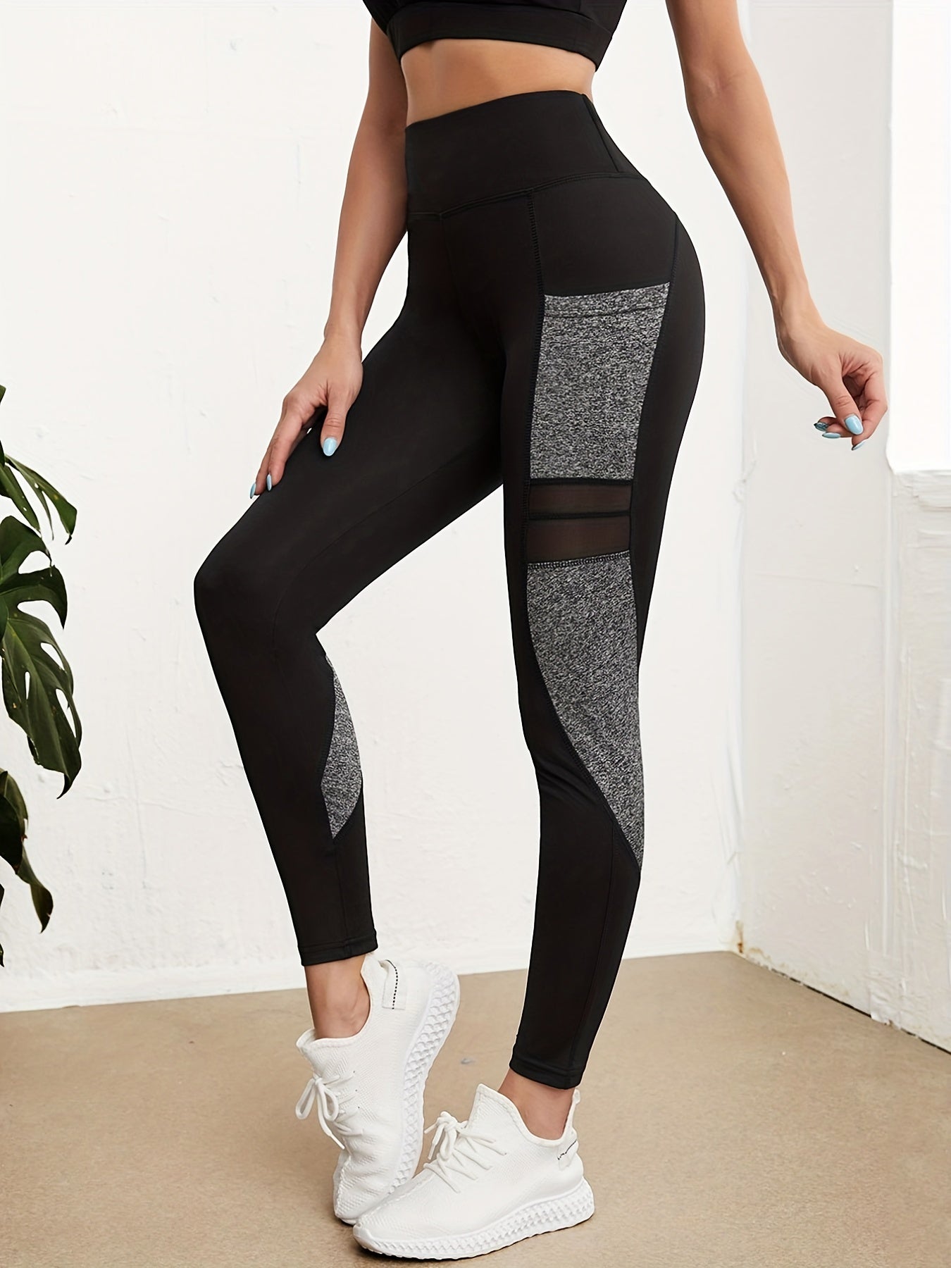 High Waist Skinny Leggings Long Length