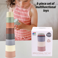 Educational Stack Up Nesting Stacking Cups for Babies