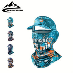 Summer Camouflage Sunscreen Face Mask Soft Cap Breathable