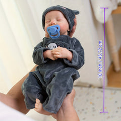 18 Inches Reborn Baby Dolls Realistic Soft Vinyl Baby Dolls Toy for Kids