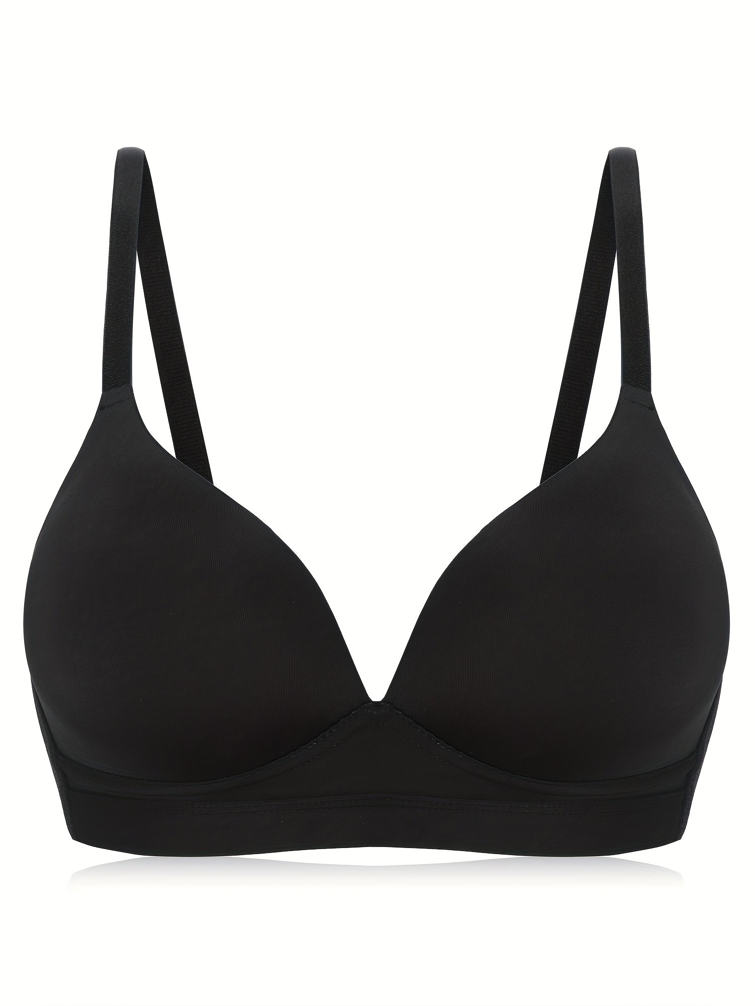 Solid T Shirt Bra Push Up Bra Women's Lingerie