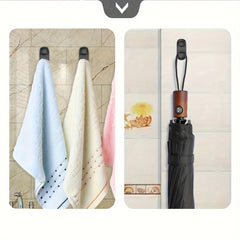 4pcs Rice Spoon Storage Rack Wall Hanging Paste Type Non marking