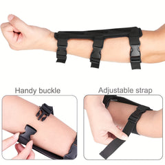 1pc Archery Arm Guard 3 Straps Full Protection Forearm Protector