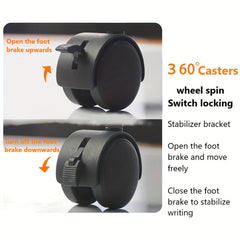 Metal Clothes Rack With 2 Layer Storage Shelf & Wheels Easy Assembly