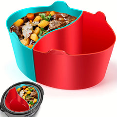 Silicone Slow Cooker Liner for Crock Pot 6 QT Oval Slow Cookers
