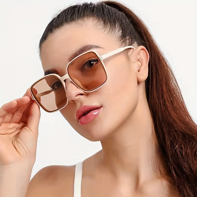 Girl's Square Sunglasses Gradient UV Protection Vintage Sunglasses