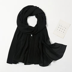 Chiffon Hijab Soft Shawl Long Scarf Women Sunscreen Windproof