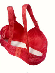 Women's Lace Wireless Push Up Bra
