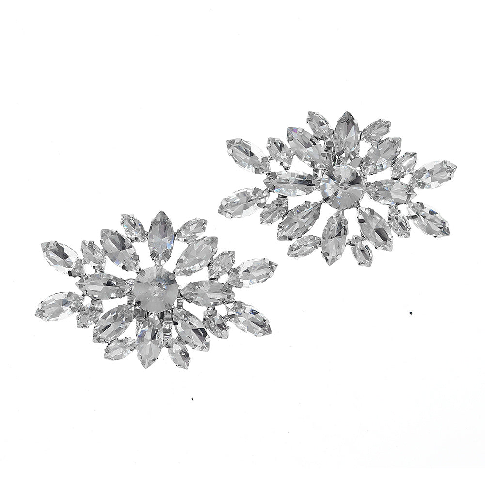 Crystal Shoe Buckles DIY Removable Decoration