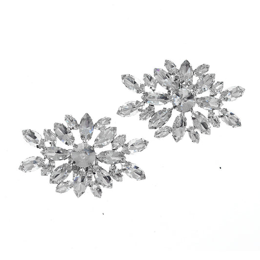 Crystal Shoe Buckles DIY Removable Decoration