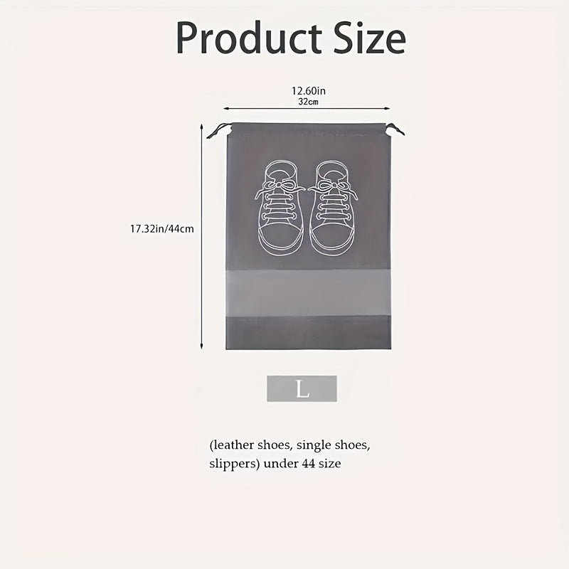 10PCS Travel Shoes Storage Bag Non Woven Fabric Organizer