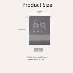10PCS Travel Shoes Storage Bag Non Woven Fabric Organizer