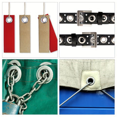 100 Sets Grommet Tool Kit with Storage Case 1 2 Inch Eyelets for Fabric