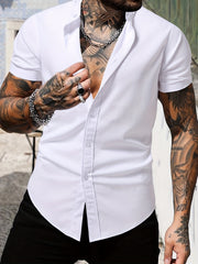 Men's Casual Short Sleeve Shirt Summer Vacation Resort Tops