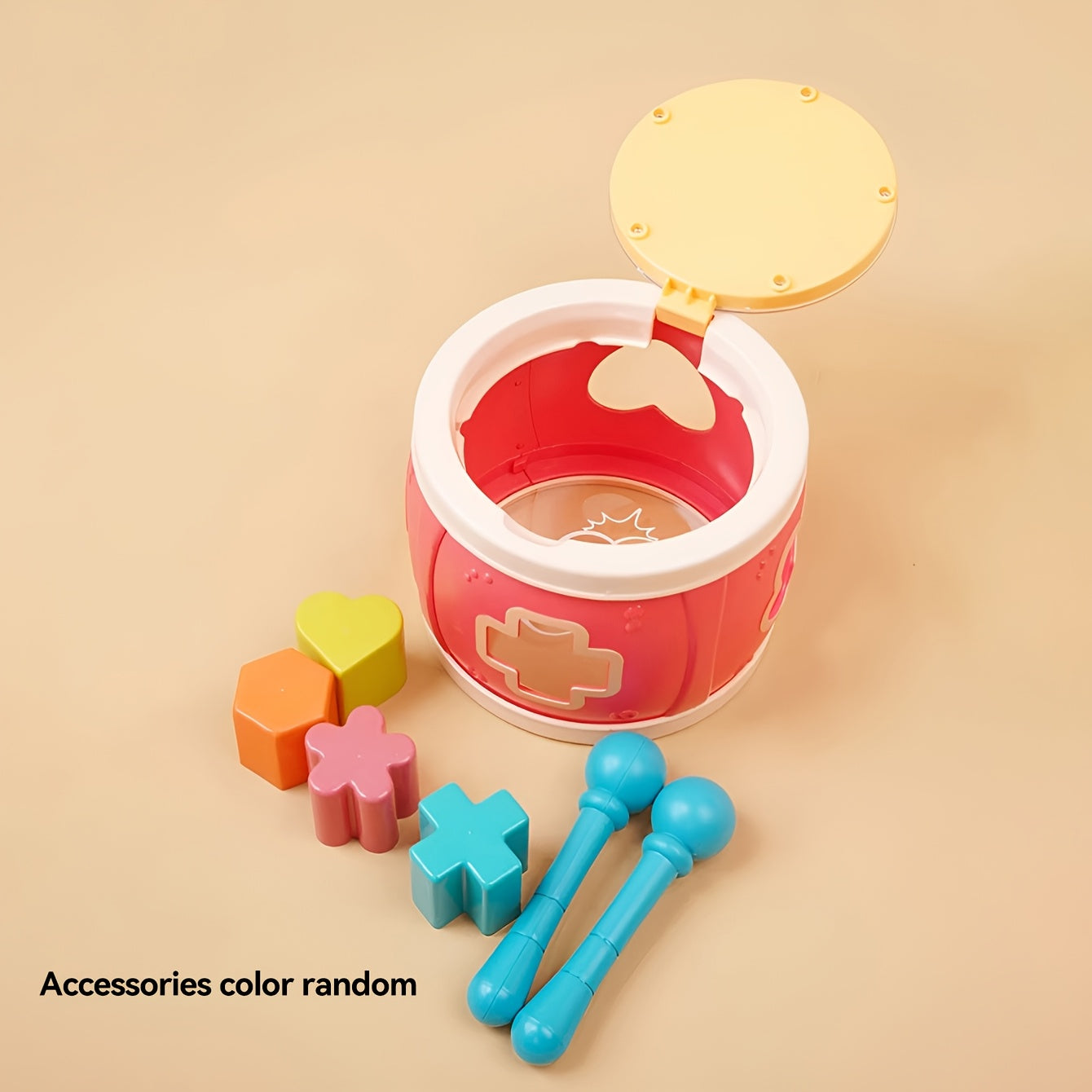 2-in-1 Clap Drum Puzzle Toy - Shape Matching Maze for Kids