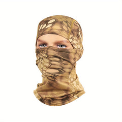 Camo Balaclava Face Mask Motorcycle Windproof Full Face Cover UV Protection