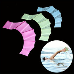 Non Slip Silicone Swimming Hand Fins for Pool Beach Sea Diving Training