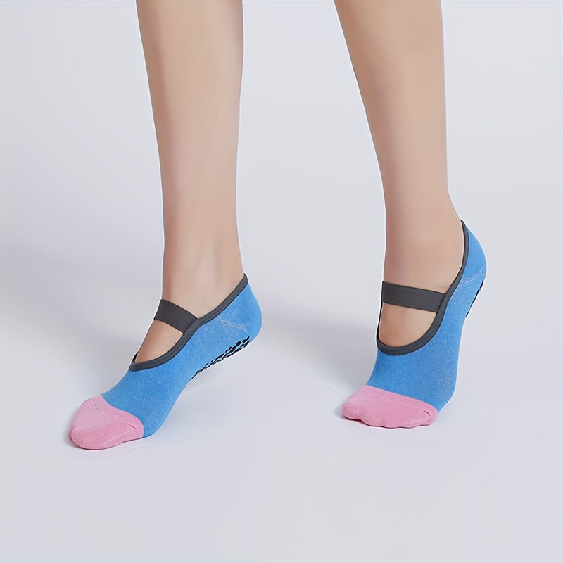 Yoga Socks with Non Slip Grips for Pilates Barre Ballet Training