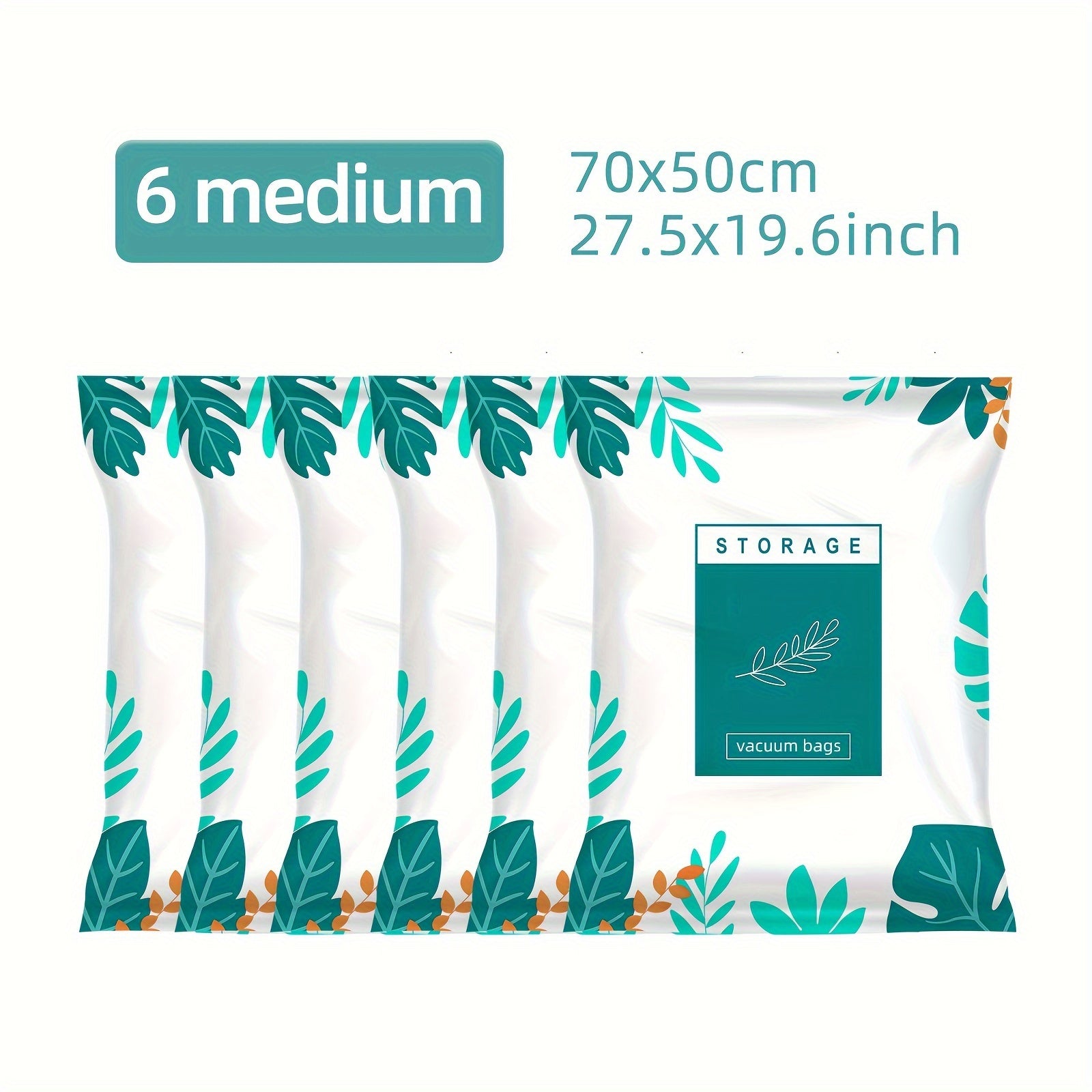 6pcs Thickened Vacuum Compression Bags Large Quilt Storage