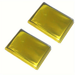 2pcs Emergency Insulation Blanket First Aid Survival Aluminum Film Rescue