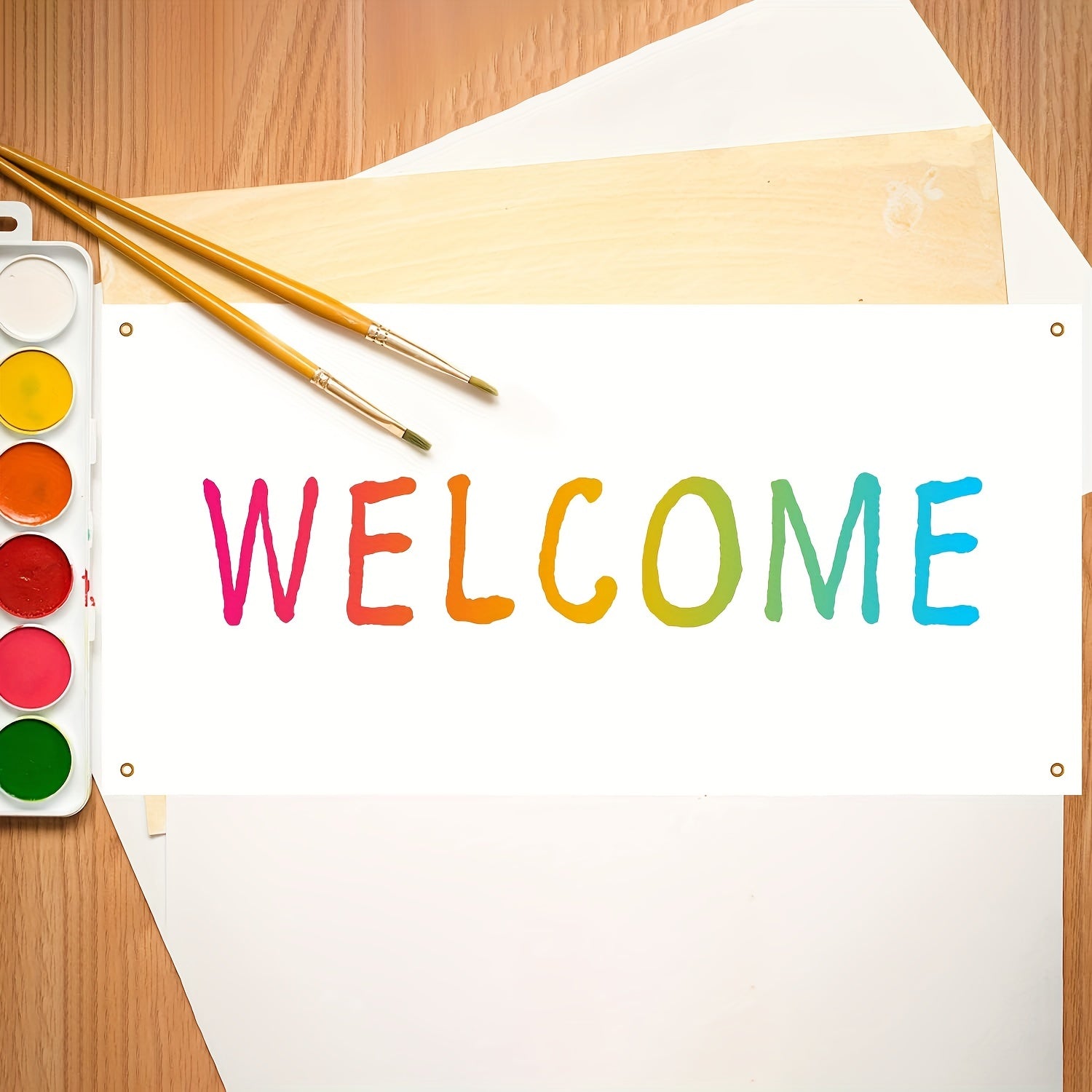Blank Banners DIY Signs Polyester Oxford Cloth Paintable Sublimation Banner