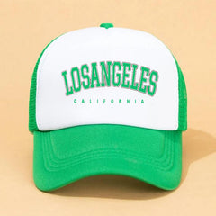 Brown Letter Graphic Baseball Cap Unisex LA Cap For Women And Men
