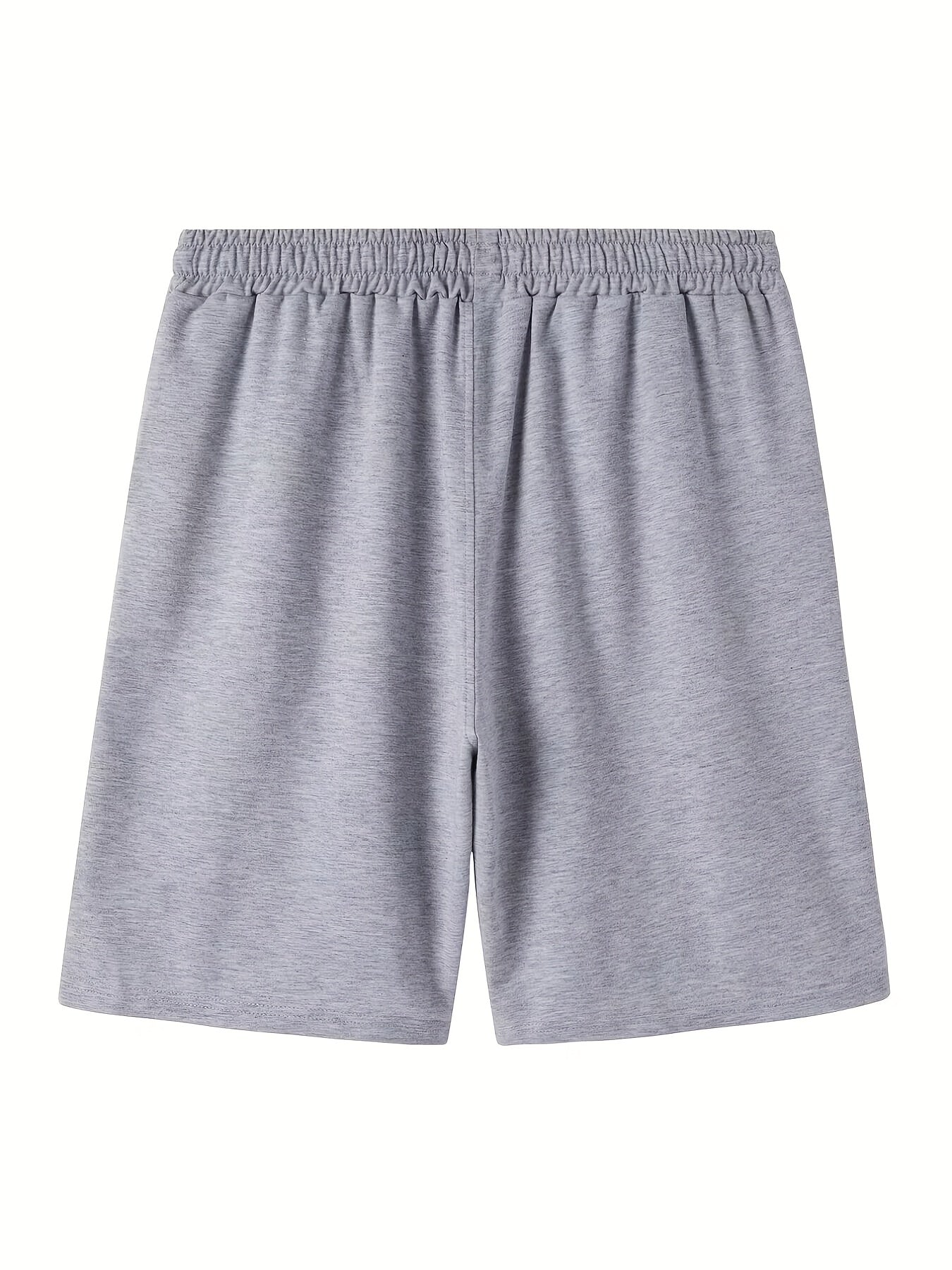 King & Crown Print Men's Shorts Summer Casual Elastic Waist Drawstring Shorts
