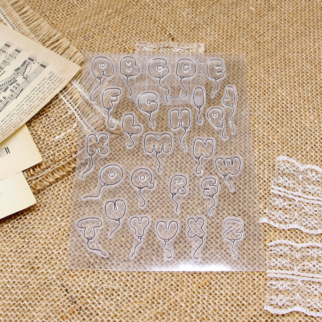 Alphabet Transparent Seal For Kids