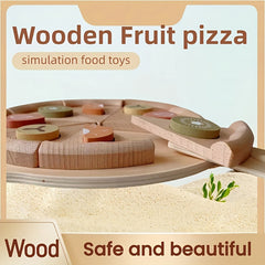 Wooden Fruit Pie Set Kitchen Toy