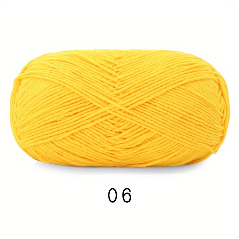 5 Rolls Cotton/Acrylic Yarn for DIY Knitting/Crocheting