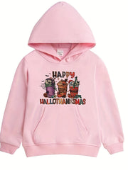 Halloween Girls' Long Sleeve Hoodie Sweatshirt With Pocket