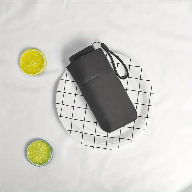 Compact Windproof UV Protection Mini 5 Fold Pocket Umbrella