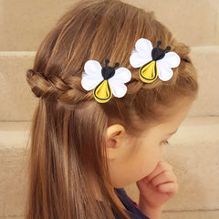 Bee Shaped Hair Clips for Baby Girls - Bee Hair Accessories