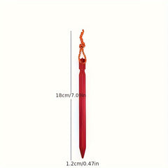 8pcs Outdoor Aluminum Tent Pegs 7.09in