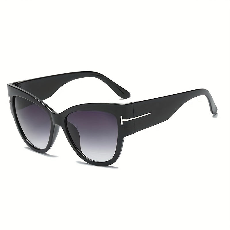 Large Cat Eye Sunglasses Gradient Vintage Sunshade Eyewear